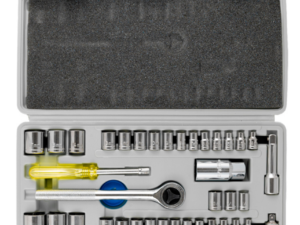 JOGO DE SOQUETE EDA CAT.3/8 ADAP 1/4-PROF.