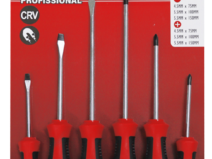 JOGO CHAVE DE FENDA/PHILIPS 6 PEÇAS