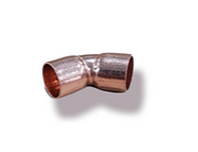 CURVA DE COBRE 45 GRAUS 3/8´´-PAREDE 0,60MM