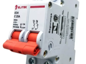 DISJUNTOR BIPOLAR 25A CURVA C 4KA