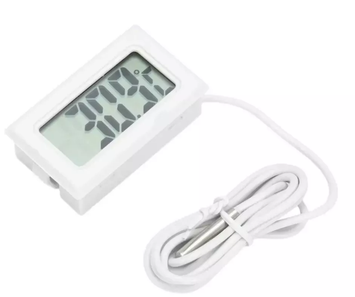 TERMOMETRO DIGITAL COM SENSOR 1,5MT PT/BCO