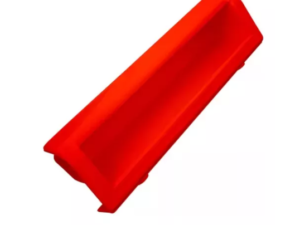 PUXADOR METALFRIO PORTA CEGA VERMELHO