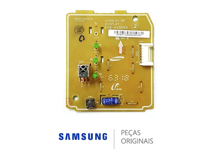 SAMSUNG-PLACA DISPLAY EVAPORADORA DB93-11009A