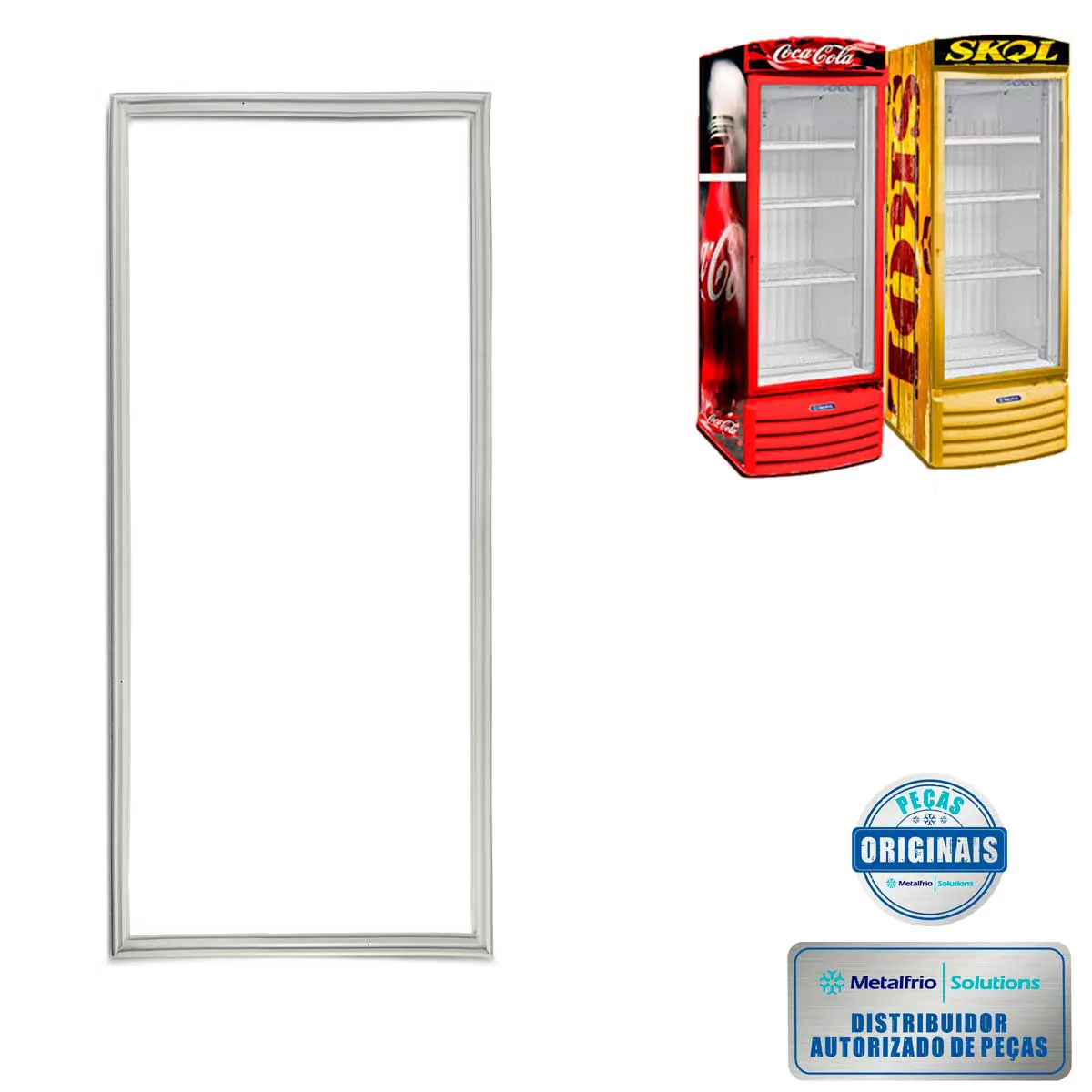 GAXETA METALFRIO VB43/VN50(1415X63,5)CINZA