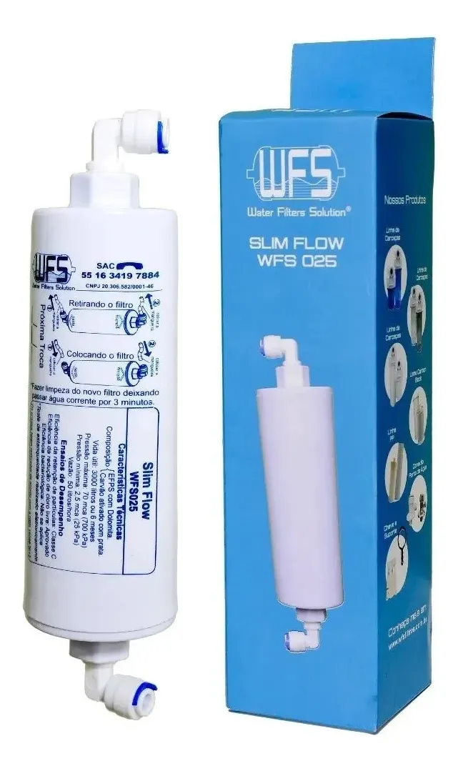 FILTRO FONTANA COM CONECTOR-SLIM FLOW